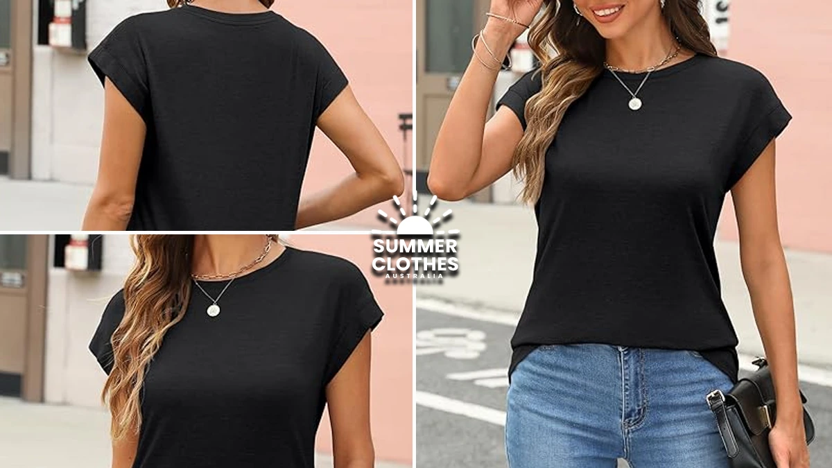 AUTOMET Cap Sleeve Summer Tops for Women