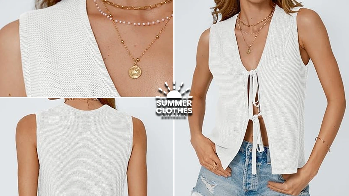 LILLUSORY Crochet Tops for Women