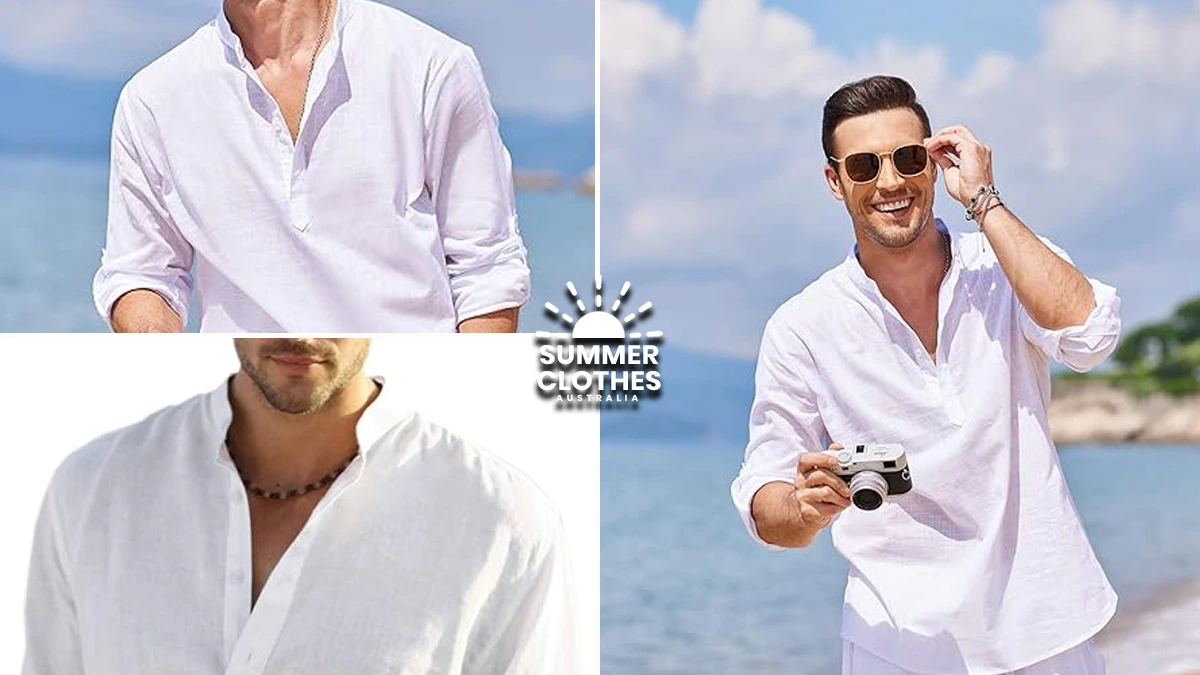 COOFANDY Mens Cotton Linen T-Shirts
