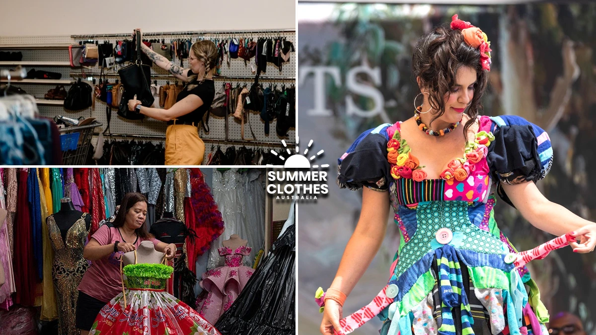Recycled Materials in Summer Outfit