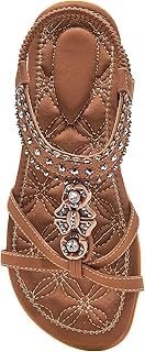 Jeweled Bohemian Flats Sandals
