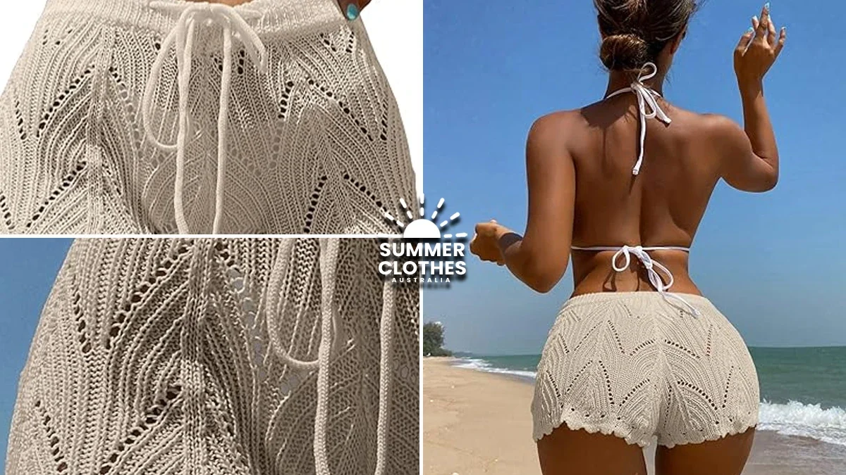 Jumppmile Crochet Cover Up Shorts