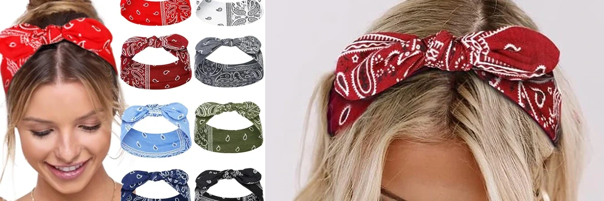 Tobeffect Paisley Bandana Headbands 1